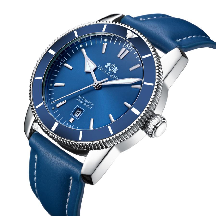 腕時計 Breitling ブライトリング ホワイトステンレス 自動巻き ROLEXオマージュ Steel White｜believe555｜05