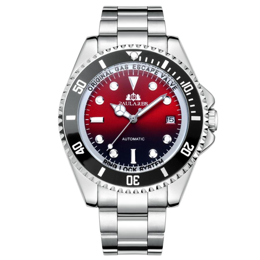 メンズ腕時計 ROLEX オマージュ PAULAREIS 日本未発売品 腕時計 ディープシースタイル 自動巻き｜sea-in｜04