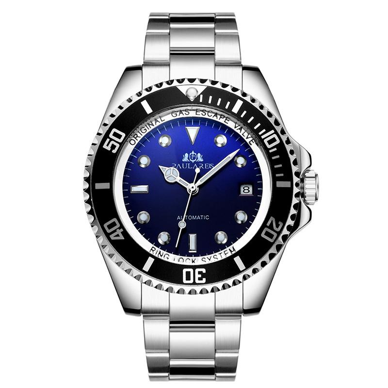 メンズ腕時計 ROLEX オマージュ PAULAREIS 日本未発売品 腕時計 ディープシースタイル 自動巻き｜sea-in｜07